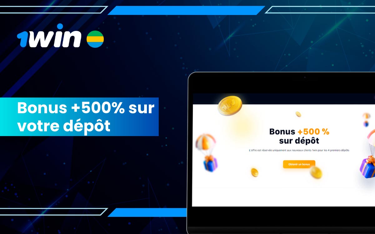 Bonus Casino 1Win - Obtenez 500% sur vos quatres premiers dépôts