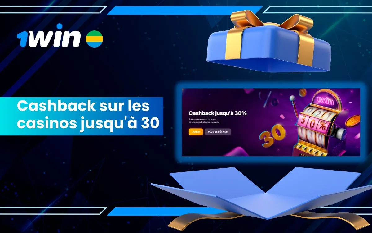 Réclamez Jusqu'à 30% de Cashback sur les Casinos 1win