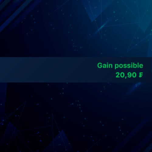 Vos gains seront crédités sur votre compte 1Win