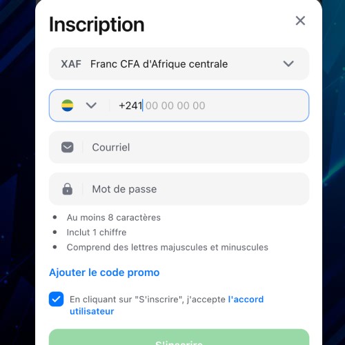 Choisissez un mode de connexion