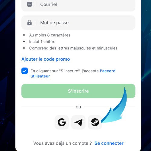 choisissez le réseau social