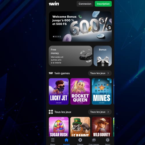 Créer un compte via 1Win App